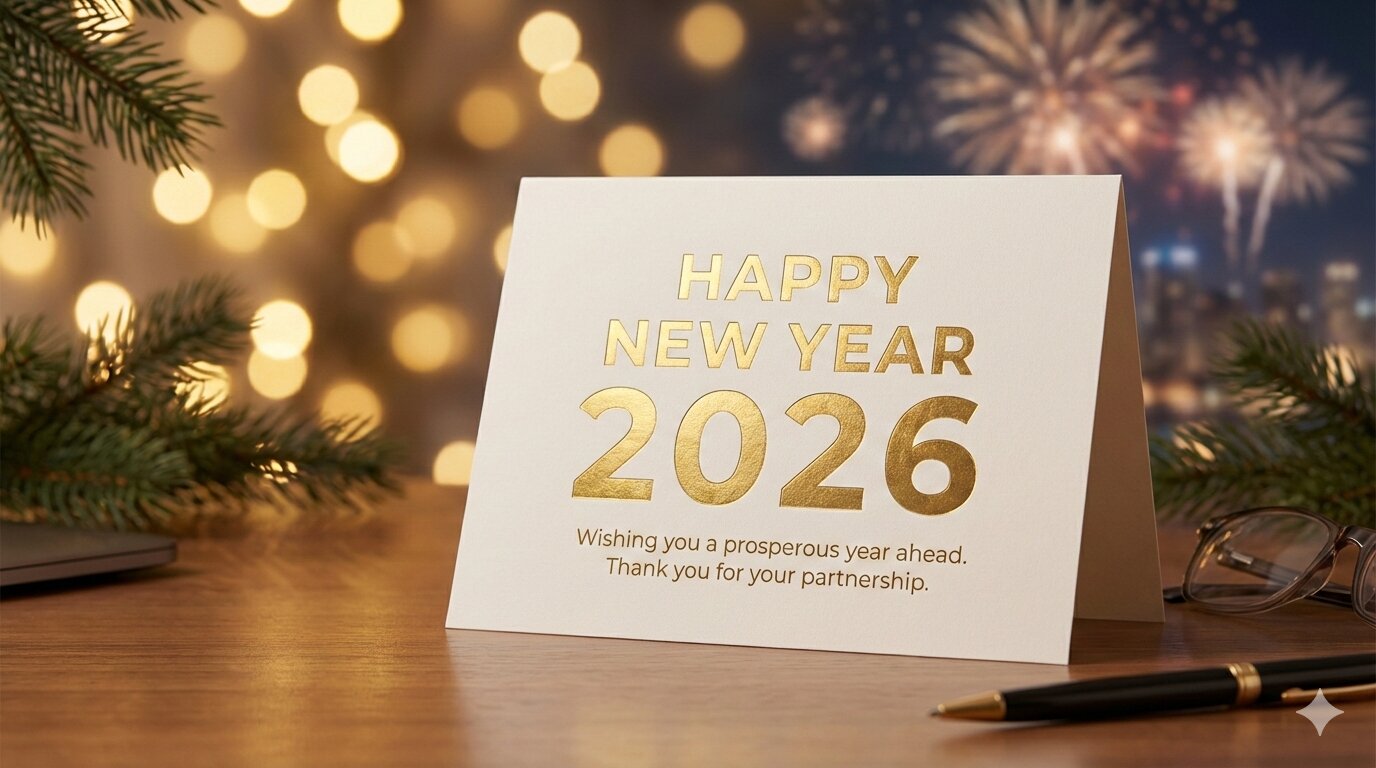 2026 எங்கள் புத்தாண்டு விடுமுறை ஏற்பாடு வாழ்த்துக்கள்.