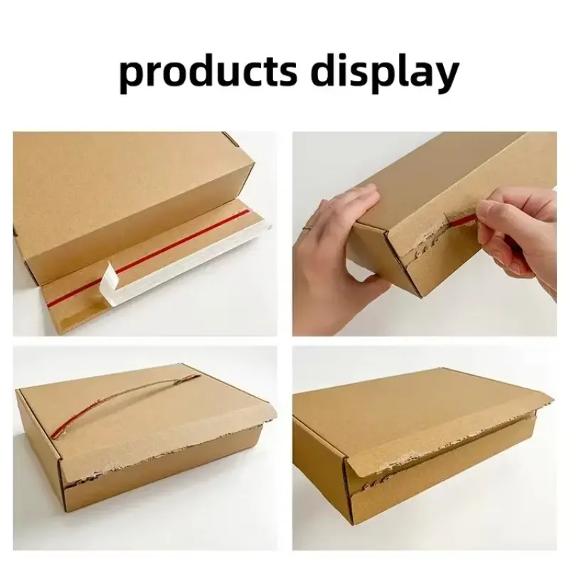 tear strip corrugated box in china