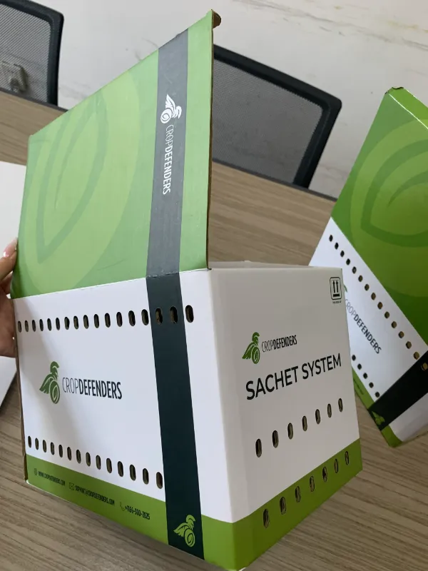 breathable biological agent corrugated box sample 2